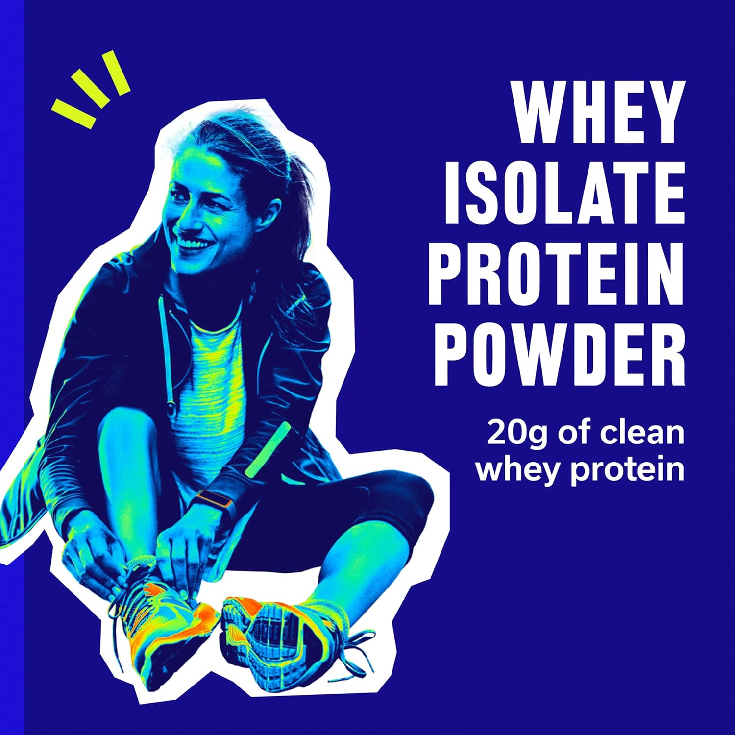 100% Whey Isolate Protein Powder - Natural Flavor - 20g Protein - Pre & Post Workout - Meal Replacement - Keto-Friendly - Easily Digestible - Smooth Taste - Easy to Mix (36.9 oz)