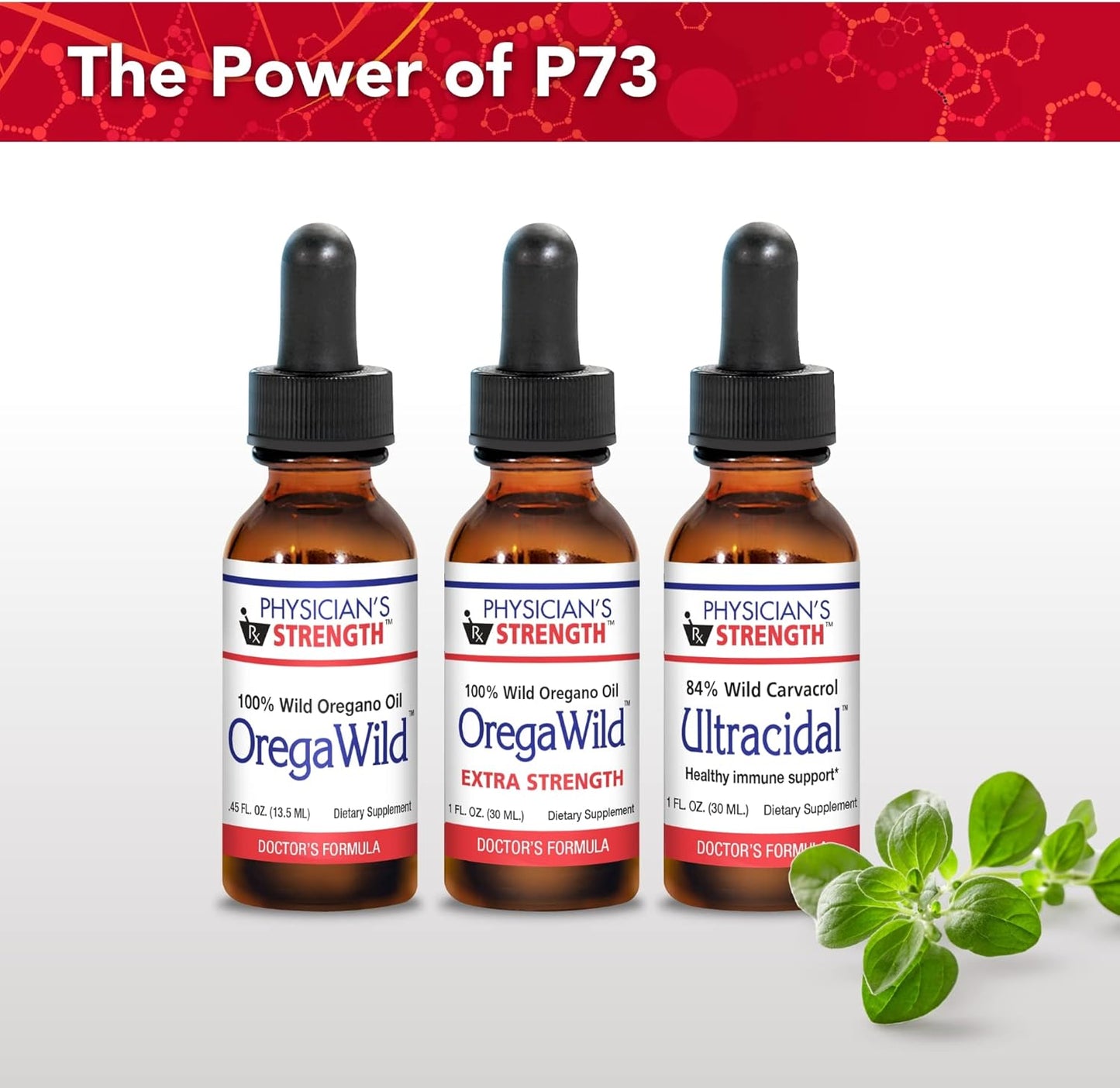 100% Wild Oregano Oil - Physician's Strength OregaWild - 30 mL - 432 Servings