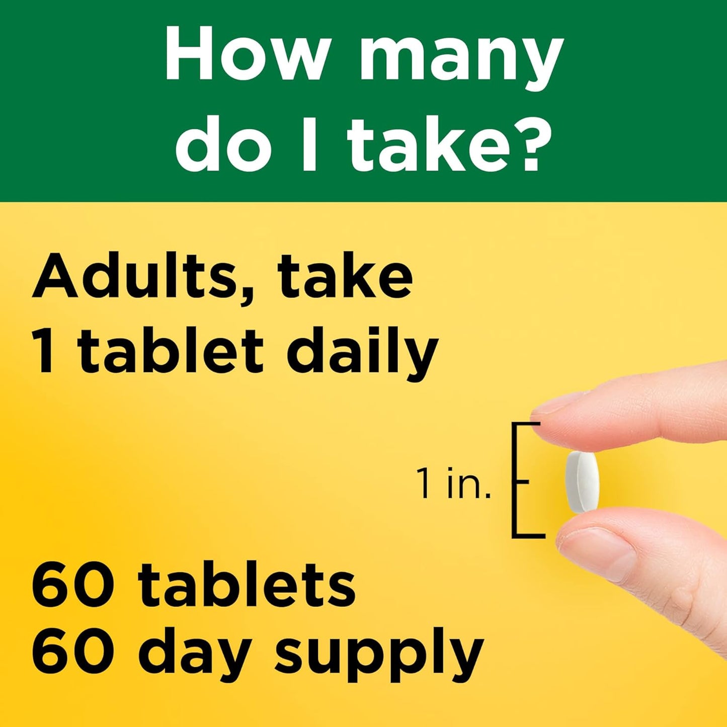 1000 mg Nature Made L-Lysine Dietary Supplement - 60 Tablets, 2 Month Supply