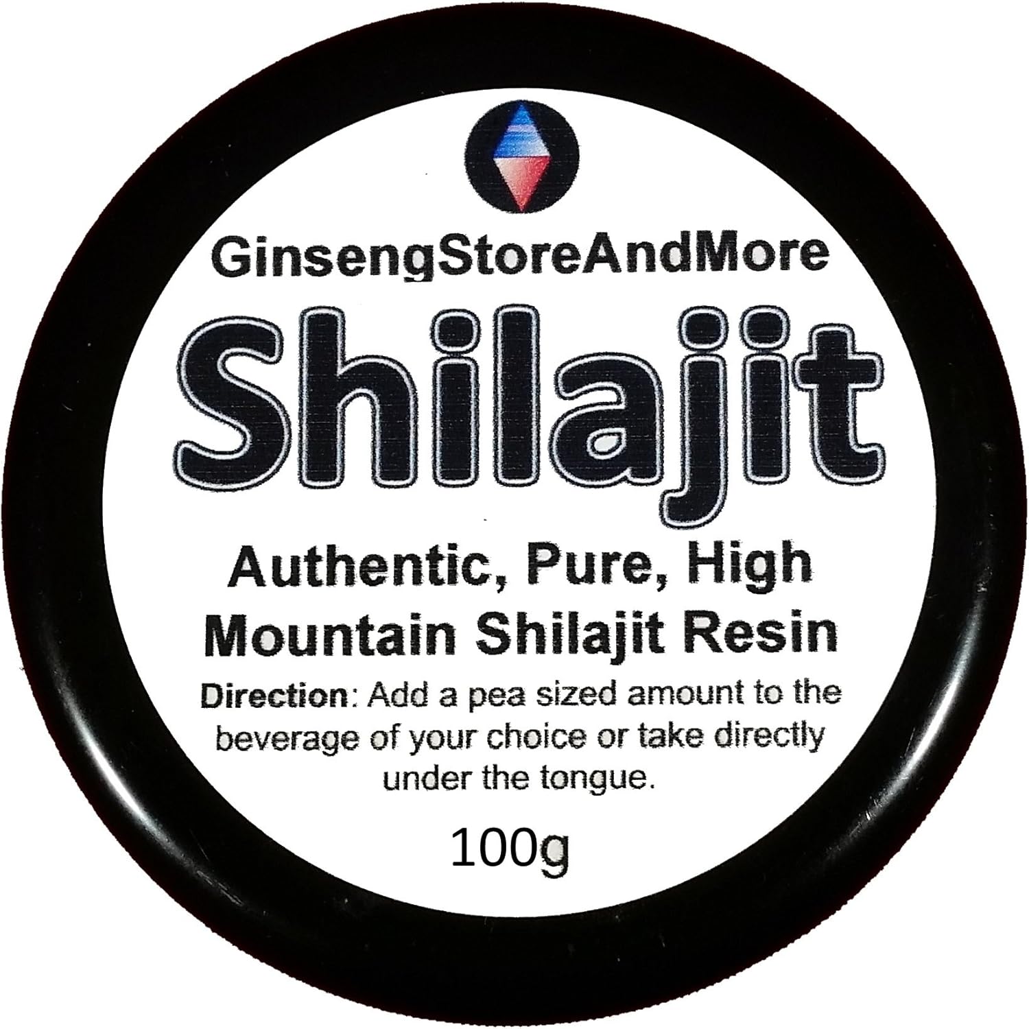 1000 Servings of Authentic High Mountain Shilajit Resin (100g) - Pure Source of Fulvic Acid and Trace Minerals, Energy Boost for Men and Women