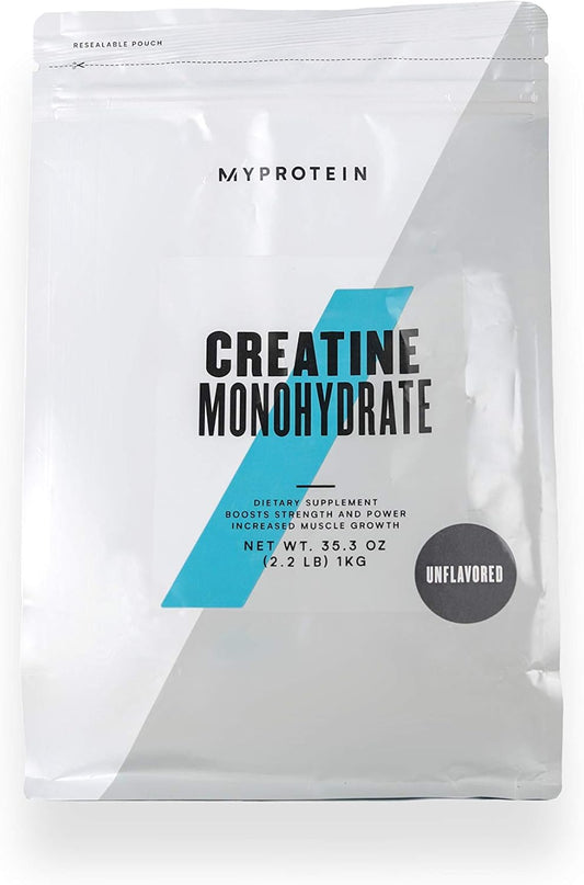 1000g MyProtein Creatine Monohydrate Powder - 2.2 lbs of Pure Muscle-Building Supplement