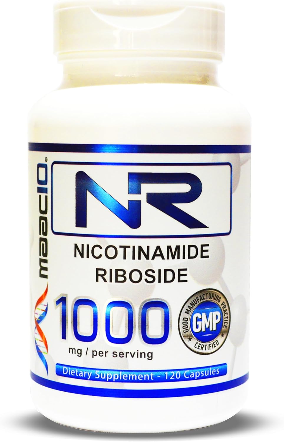 1000mg MAAC10 NR Nicotinamide Riboside | NAD+ Supplement | Lab Tested NMN Alternative