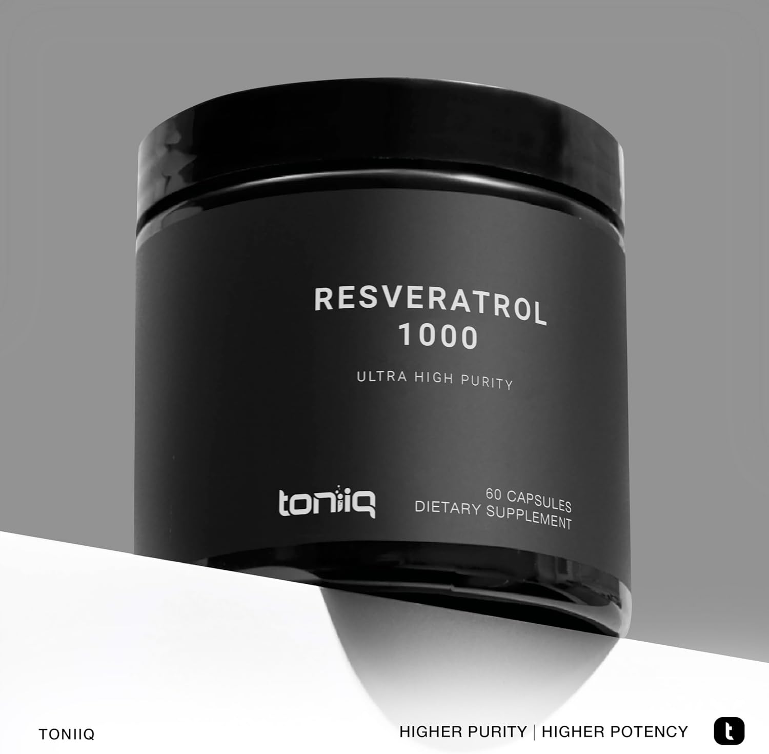 1000mg Trans Resveratrol Capsules - 98% Pure Polygonum Root Extract - Third-Party Tested for Potency - 60 Capsules