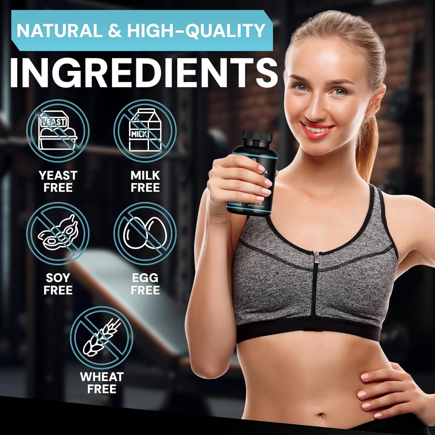 1000mg Urolithin A Plus Black Pepper Dietary Supplement by The SuperMom Company - 60 Vegetable Capsules