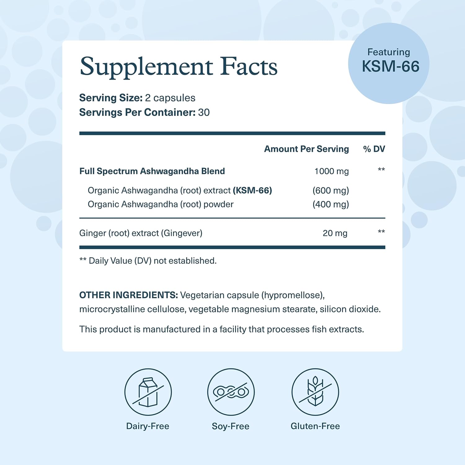 1,000mg Youtheory Ashwagandha Supplement - Stress & Cortisol Support - 60 Veg Caps - Gluten, Dairy, Soy Free