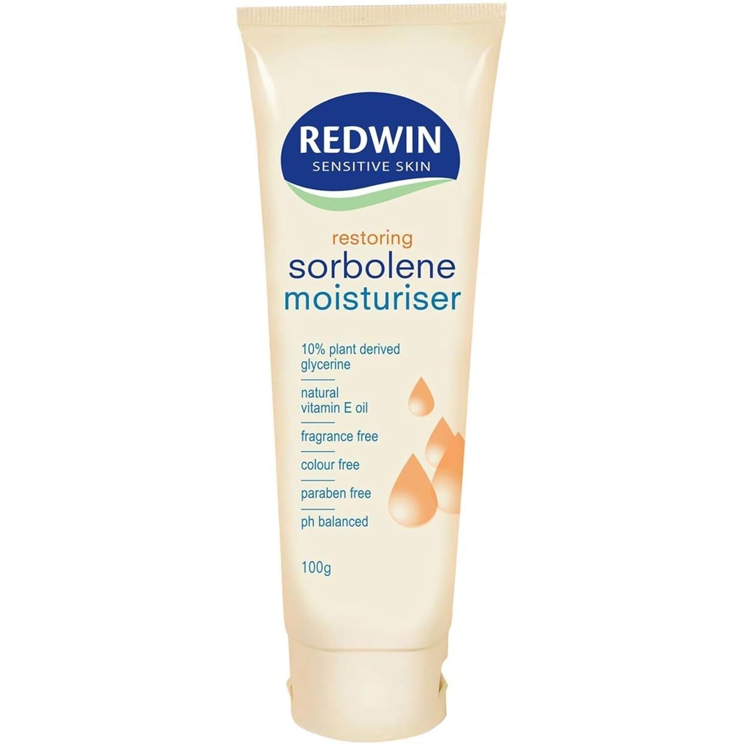 100g Redwin Sorbolene Cream Enriched with Vitamin E - Moisturizing Skin Care