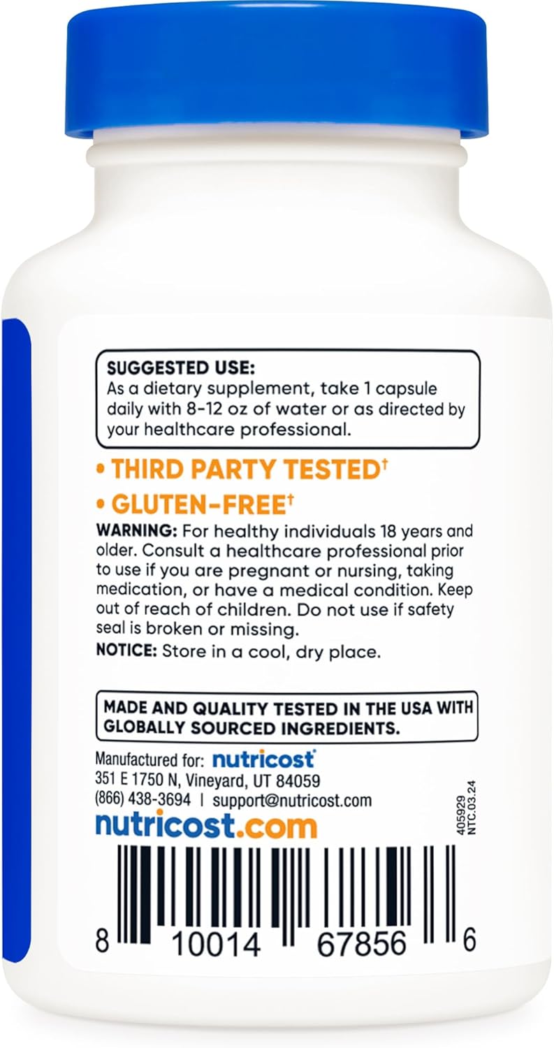 100mg Fisetin Capsules - 60 Count - Pure Polyphenol Antioxidant Supplement - Non-GMO, Gluten Free, Vegan Friendly