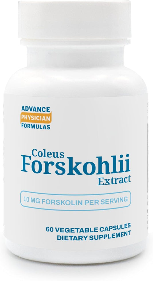 100mg Forskolin (Coleus Forskohlii) Extract - 60 Vegetable Capsules by Advance Physician Formulas