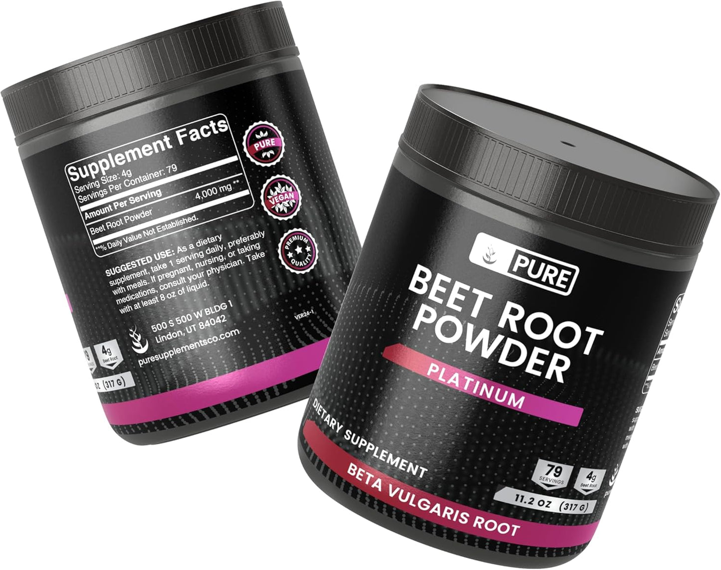 11.2 oz Pure Beet Root Powder for Nitric Oxide Production - Always Pure Ingredients