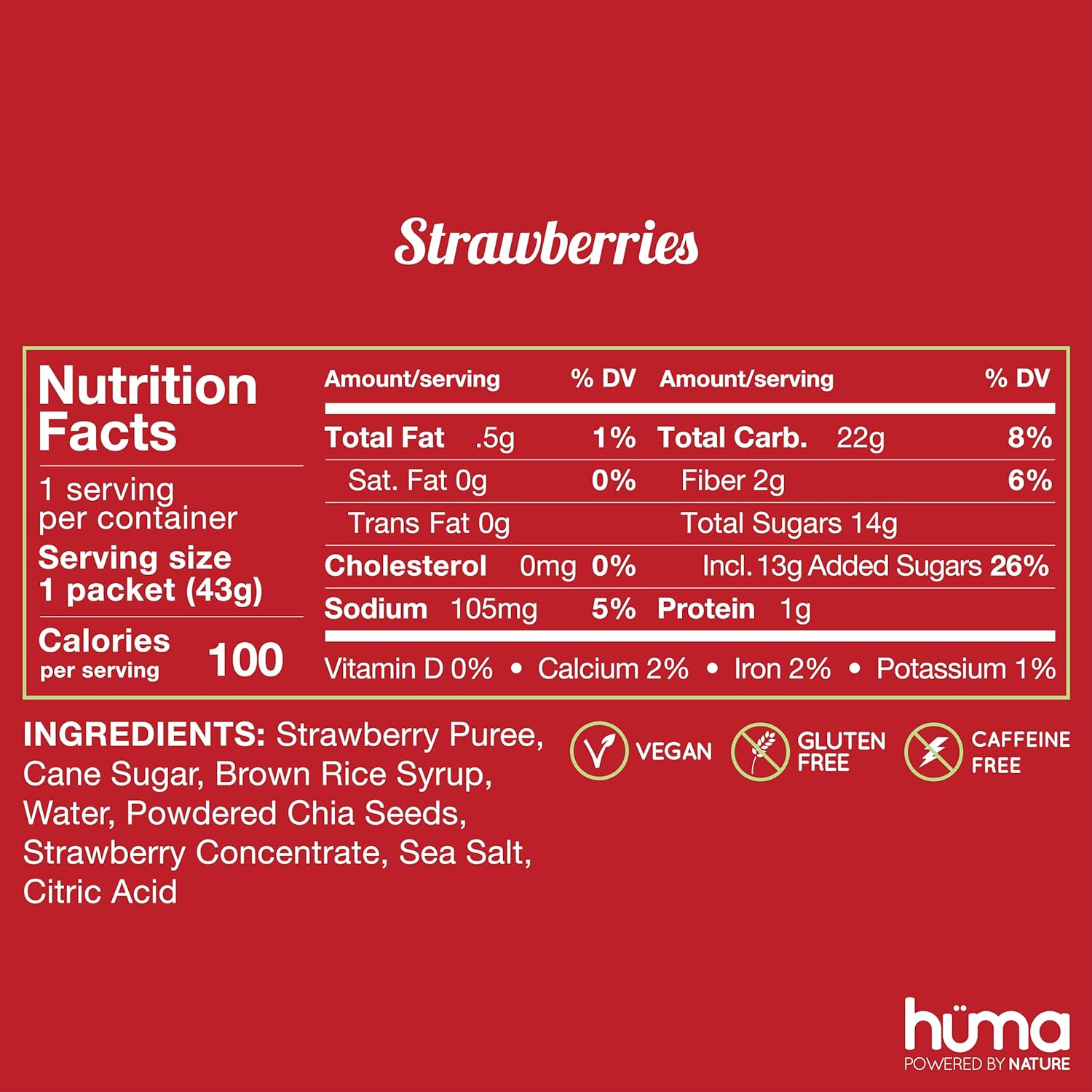 12 Pack Huma Chia Energy Gel Variety - Endurance Exercise Fuel with Stomach-Friendly Real Food Energy Boosters