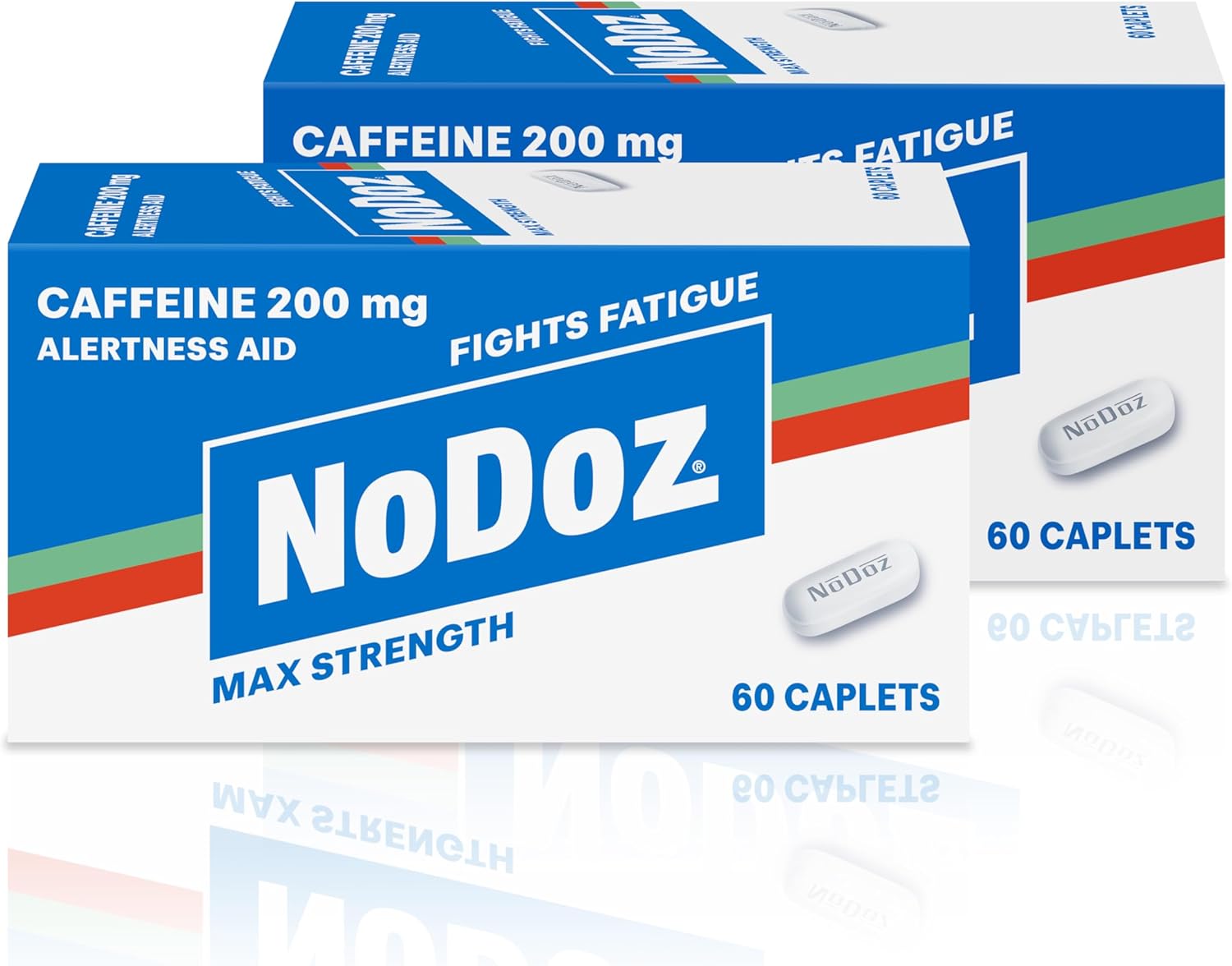 120 Caplets of NoDoz Maximum Strength 200mg Caffeine Pills
