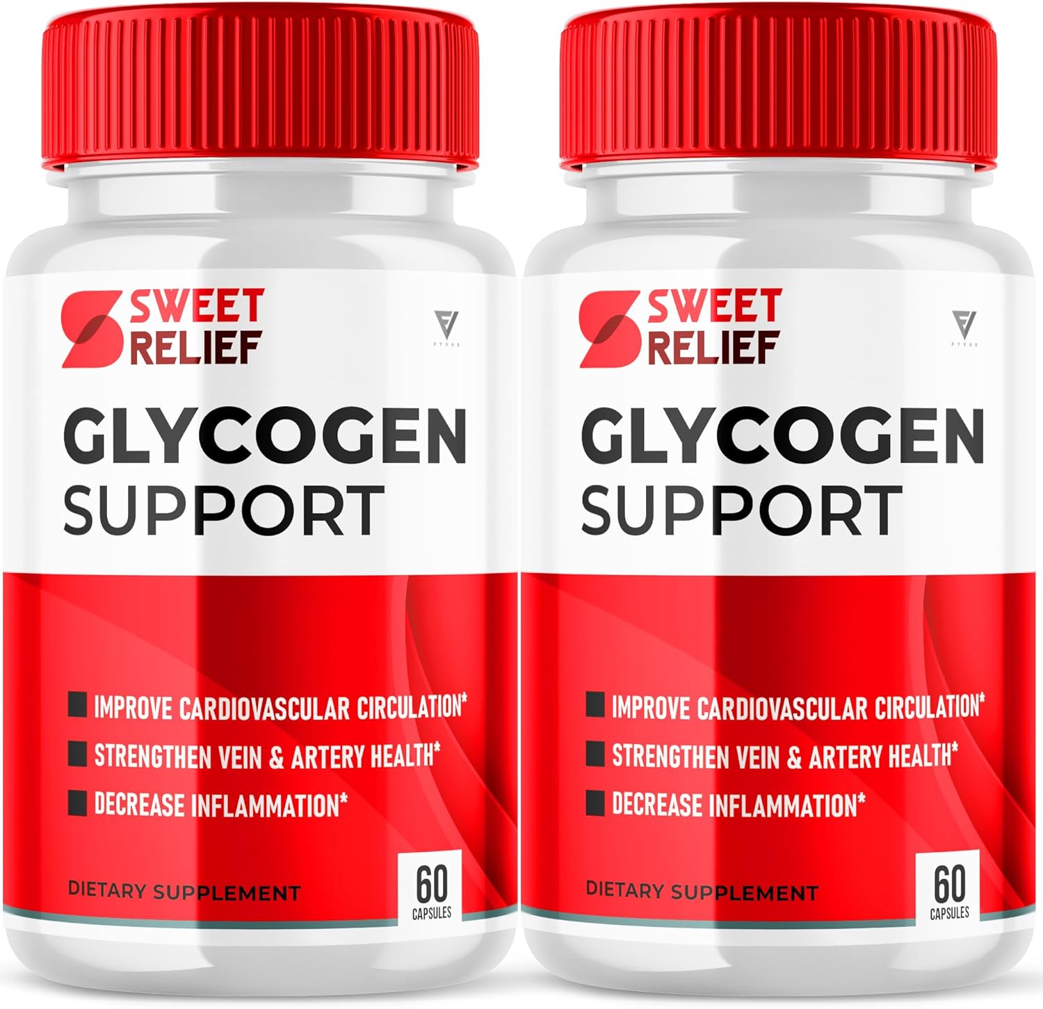 120 Capsules Fyvus Sweet Relief Glycogen Support Supplement for Joints & Blood Vessel Health