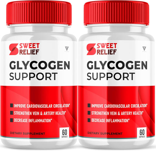 120 Capsules Fyvus Sweet Relief Glycogen Support Supplement for Joints & Blood Vessel Health
