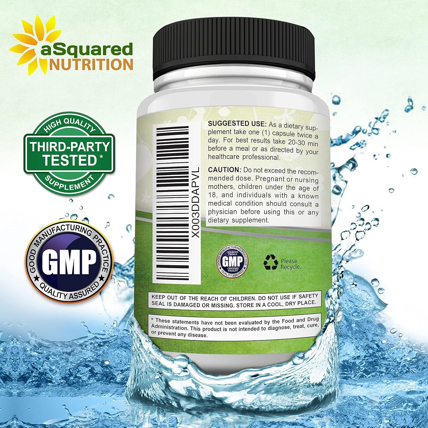 120 Capsules of aSquared Nutrition Saffron Extract Supplement Pills - Pure Alternative to Saffron Powder & Tea