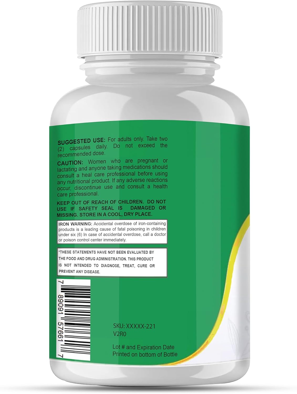 120 Capsules of Keravita Pro Dietary Supplement for 60 Days Supply