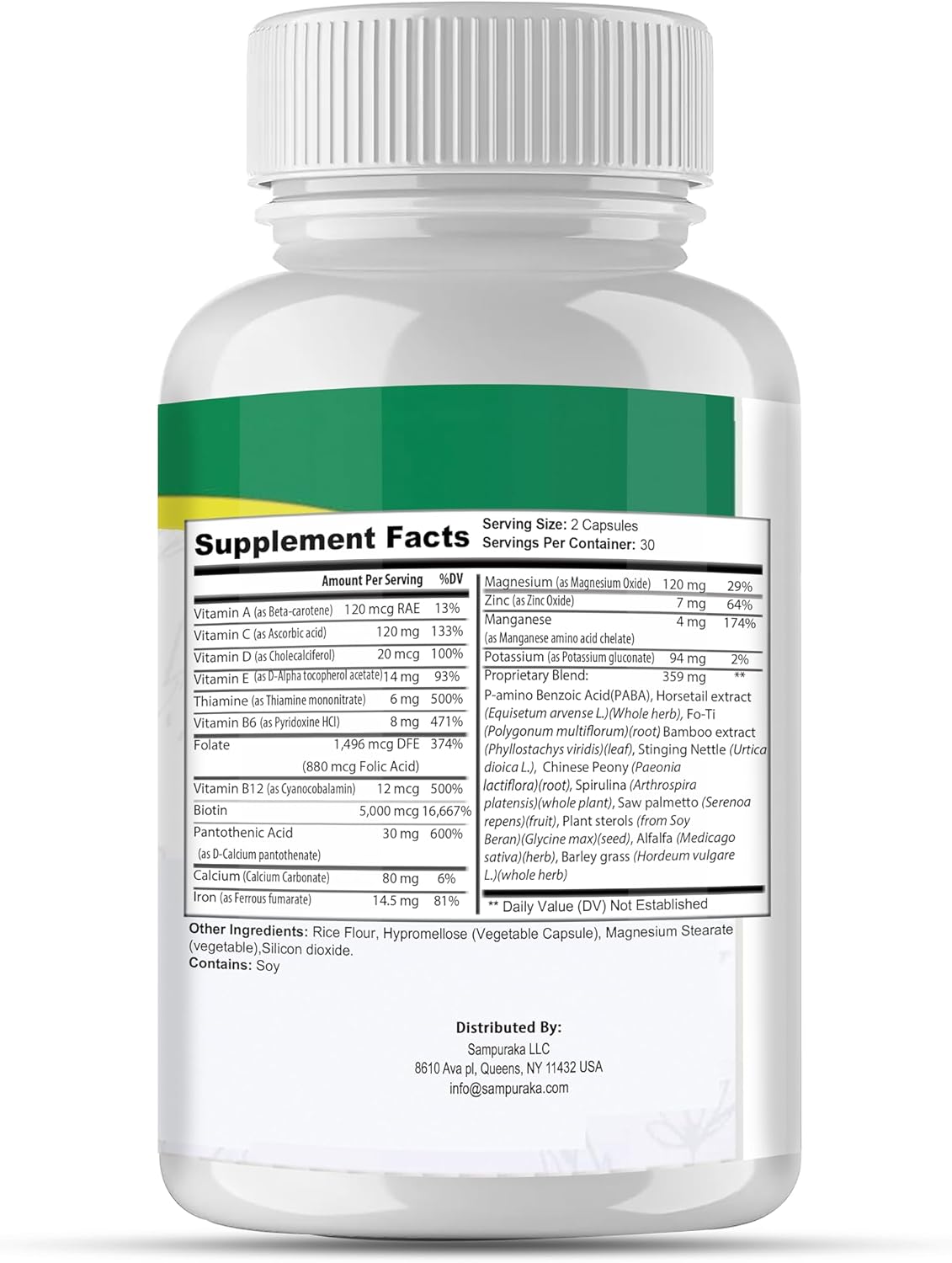 120 Capsules of Keravita Pro Dietary Supplement for 60 Days Supply