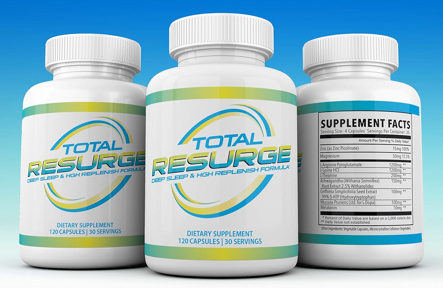 120 Capsules Total Resurge Deep Sleep Support Formula