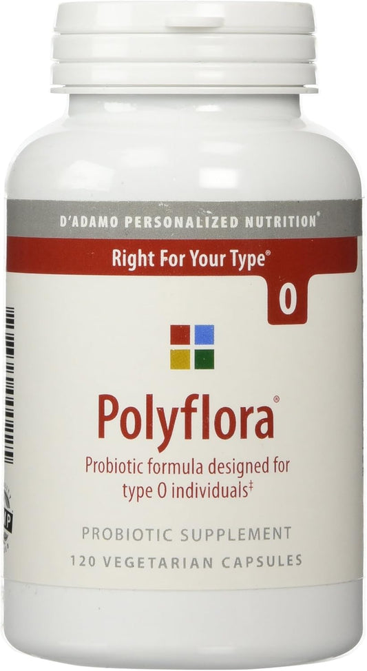 120 Count D'Adamo Polyflora O Personalized Nutrition Supplement