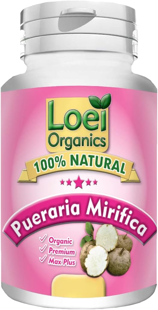 120 Potent Pueraria Mirifica Herbal Feminizer Pills for Female Breast Enlargement and Transgender Transformation
