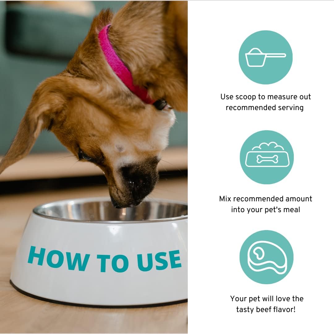 120 Servings of Dog Probiotic Powder with Digestive Enzymes for Optimal Canine Health - Made in USA