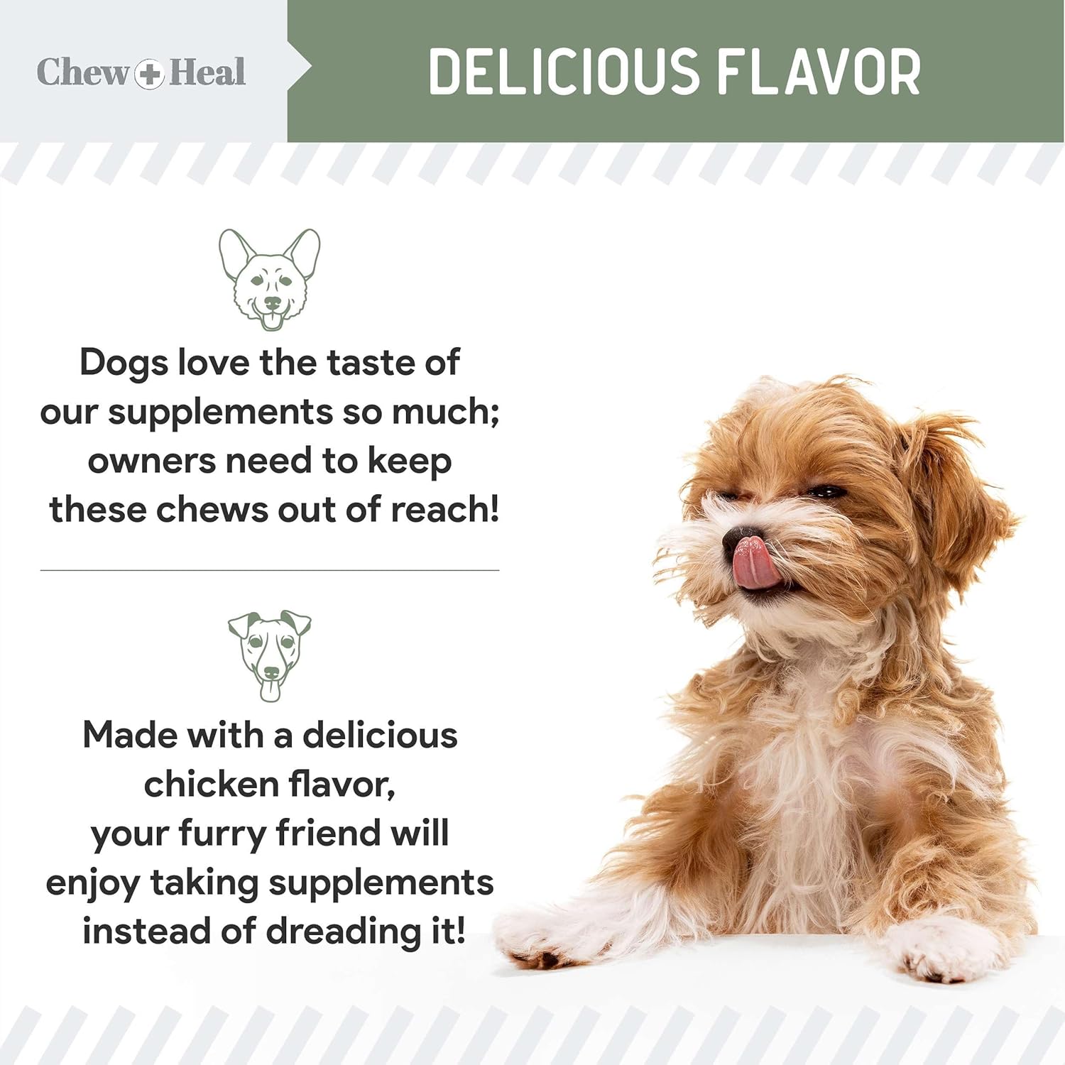 120 Soft Chew Treats with Probiotics and Omega for Dog Health - Chewable Multivitamin for Skin, Coat, and Joint Support - Made in USA