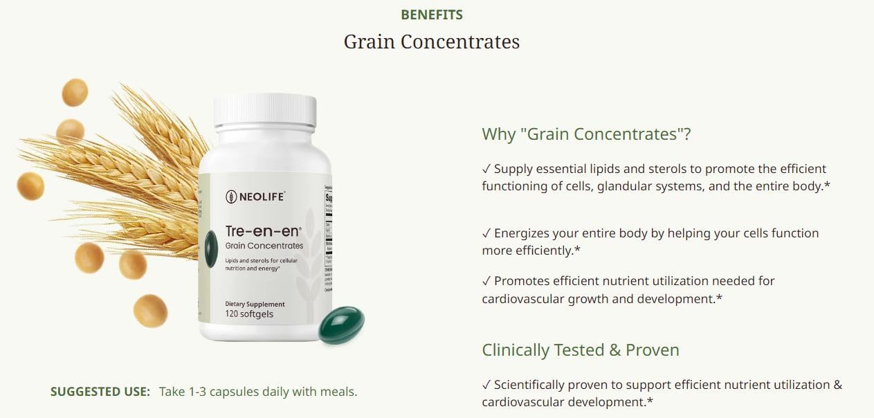 120 Softgels of Lipid and Sterol Supplement with Enhanced TRE-en-en Grain Concentrates for Optimal Health and Wellness - Fresh Stock!