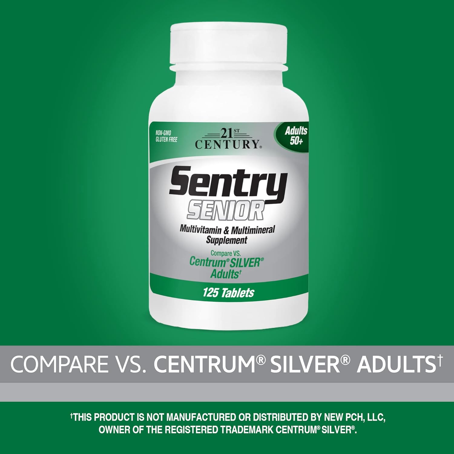 125-Count Sentry Senior Tablets for 21st Century (22390)