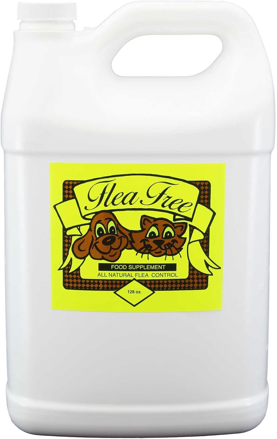 128 Ounce Flea-Free Pure Organic Food Supplement for Pets