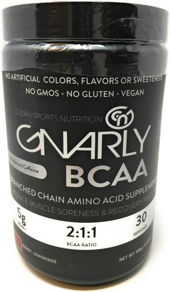 12.98 OZ Gnarly Branch Chain Berry Lemonade Amino Acid Supplement for Improved Performance