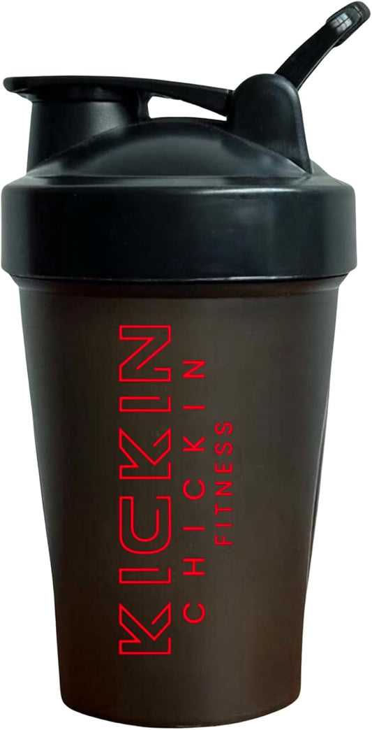 12oz Dual-Purpose Shaker Bottle Mixer for Pre and Post Workout in Crimson and Midnight