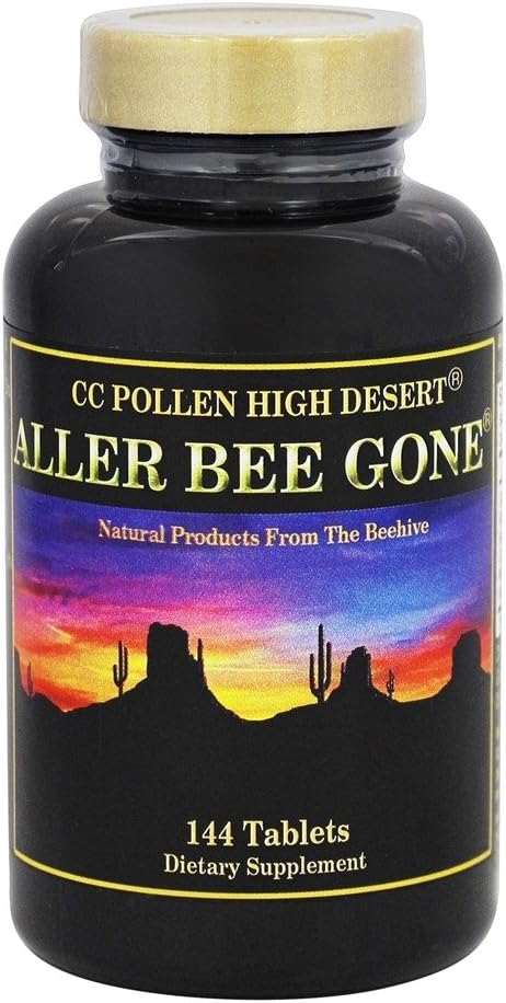144 CT CC Pollen Aller Bee-Gone Tablets for Allergies and Sinus Relief