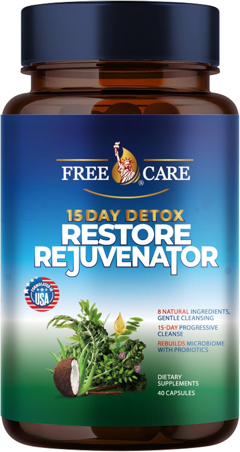15 Day Gut Cleanse & Colon Detox for Weight Loss - Fast Acting Pills for Men & Women - 40 Capsules, 2 Daily