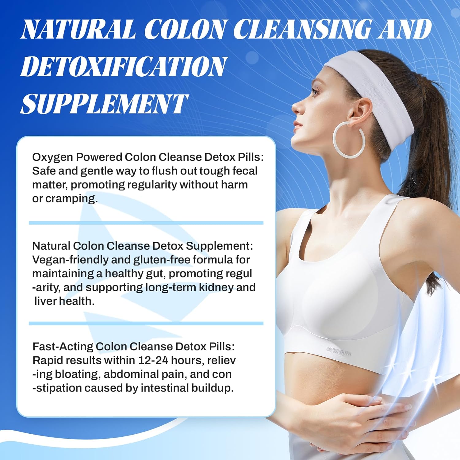 15 Day Gut Cleanse with Senna, Cascara Sagrada & Psyllium Husk - Advanced Formula for Gut and Colon Support, Bowel Dissolving Capsules - 30 Capsules (2 Bottles)