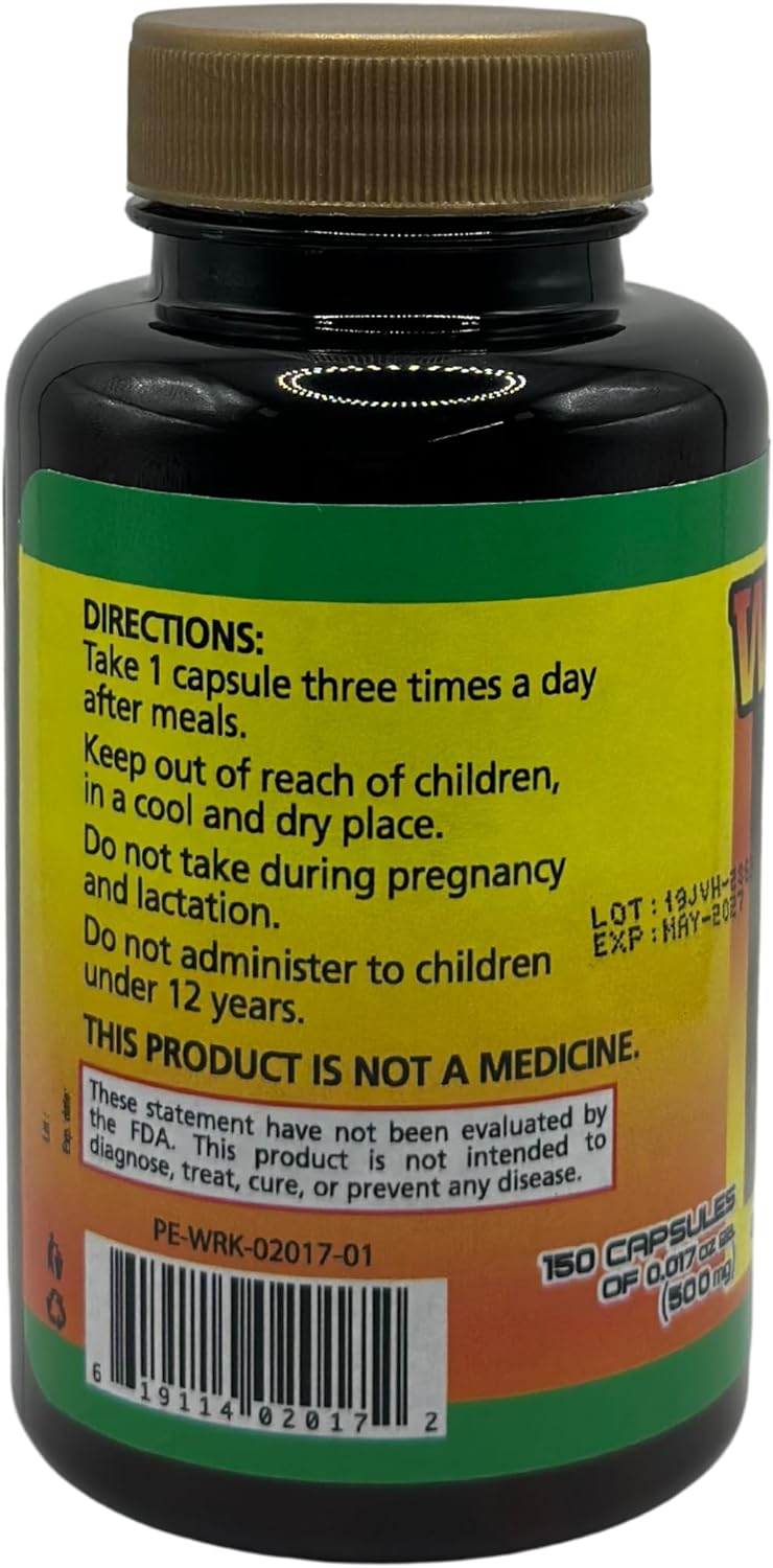 150 Capsules of vidaherbal WEREKE Dietary Supplement (500mg) | WEREKE Capsules for Health