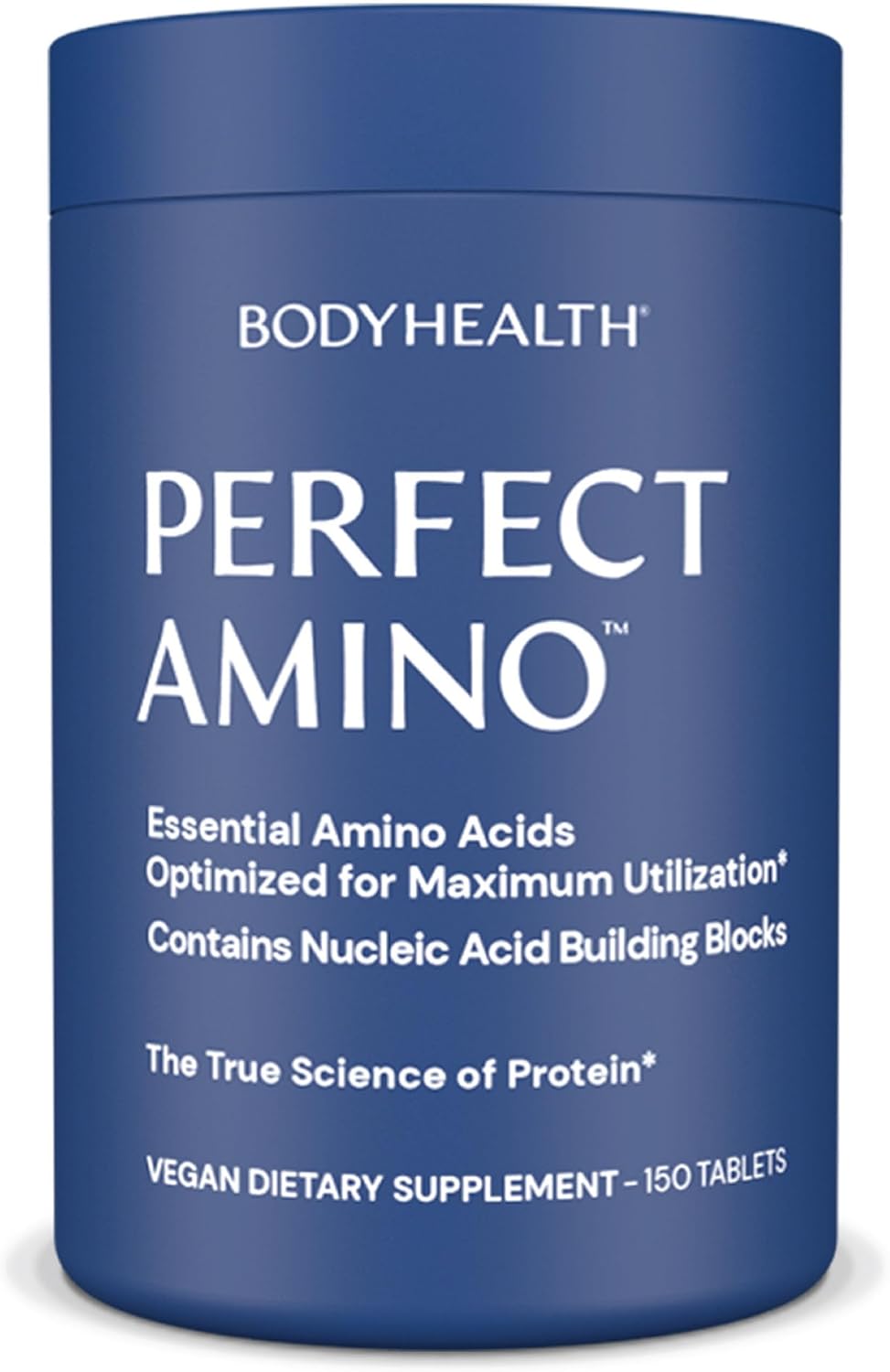 150 ct BodyHealth PerfectAmino Tablets for Muscle Mass, Recovery, Strength - Essential Amino Acid Supplement with BCAAs, Lysine, Phenylalanine, Threonine, Methionine, Tryptophan