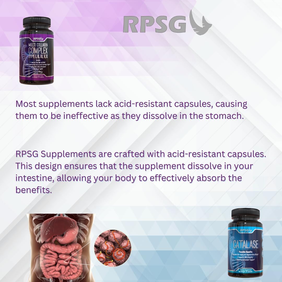 150 Multi Collagen Capsules for Women & Men - Type I, II, III, V, X