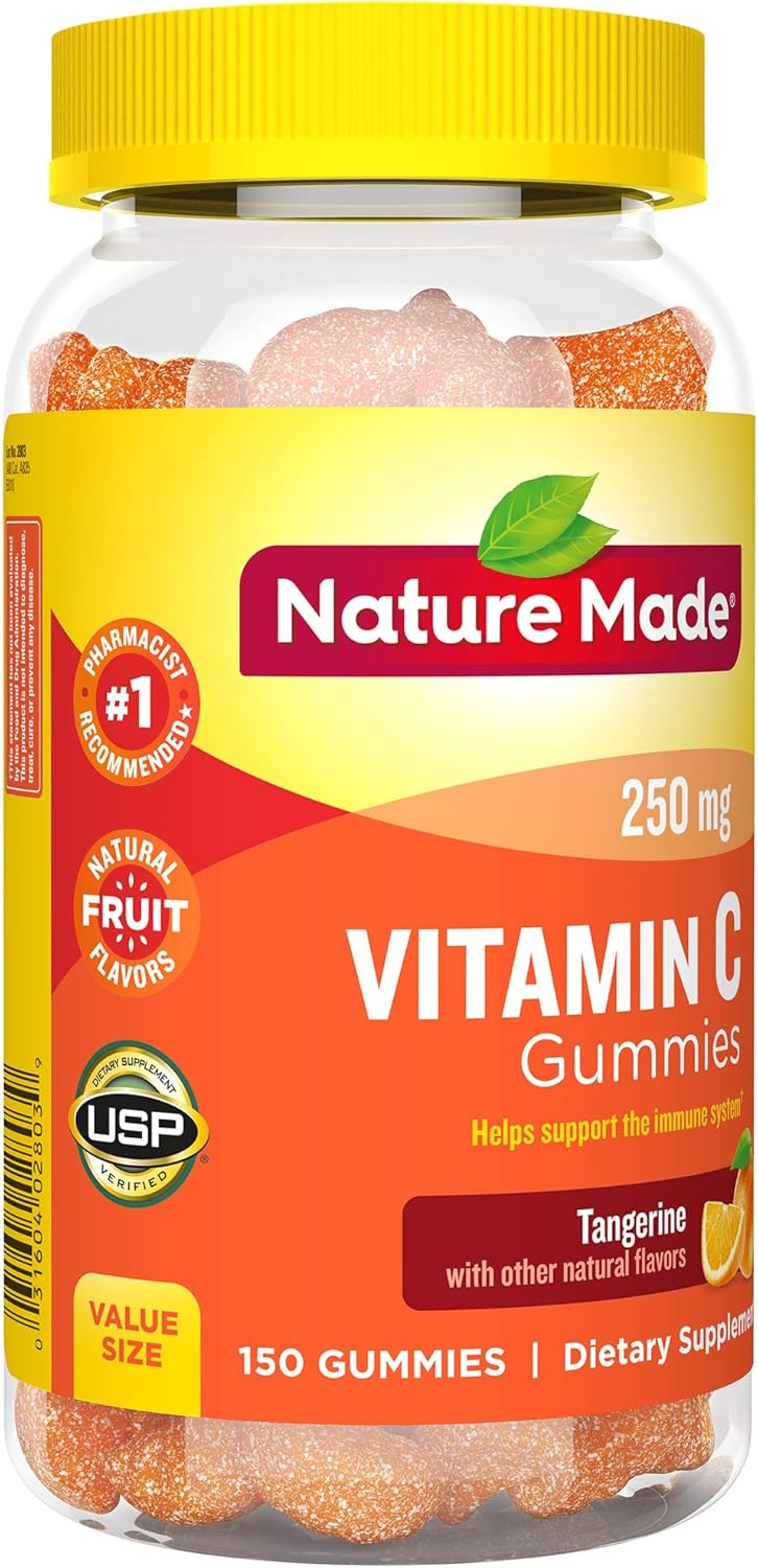 150 Nature Made Vitamin C Gummies - 250 mg per Serving - Immune Support - 75 Day Supply