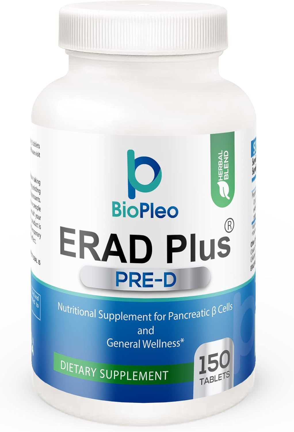 150 Tablets of ERAD Plus Pre-D Nutritional Supplement - Trusted Metabolism Support Since 2018