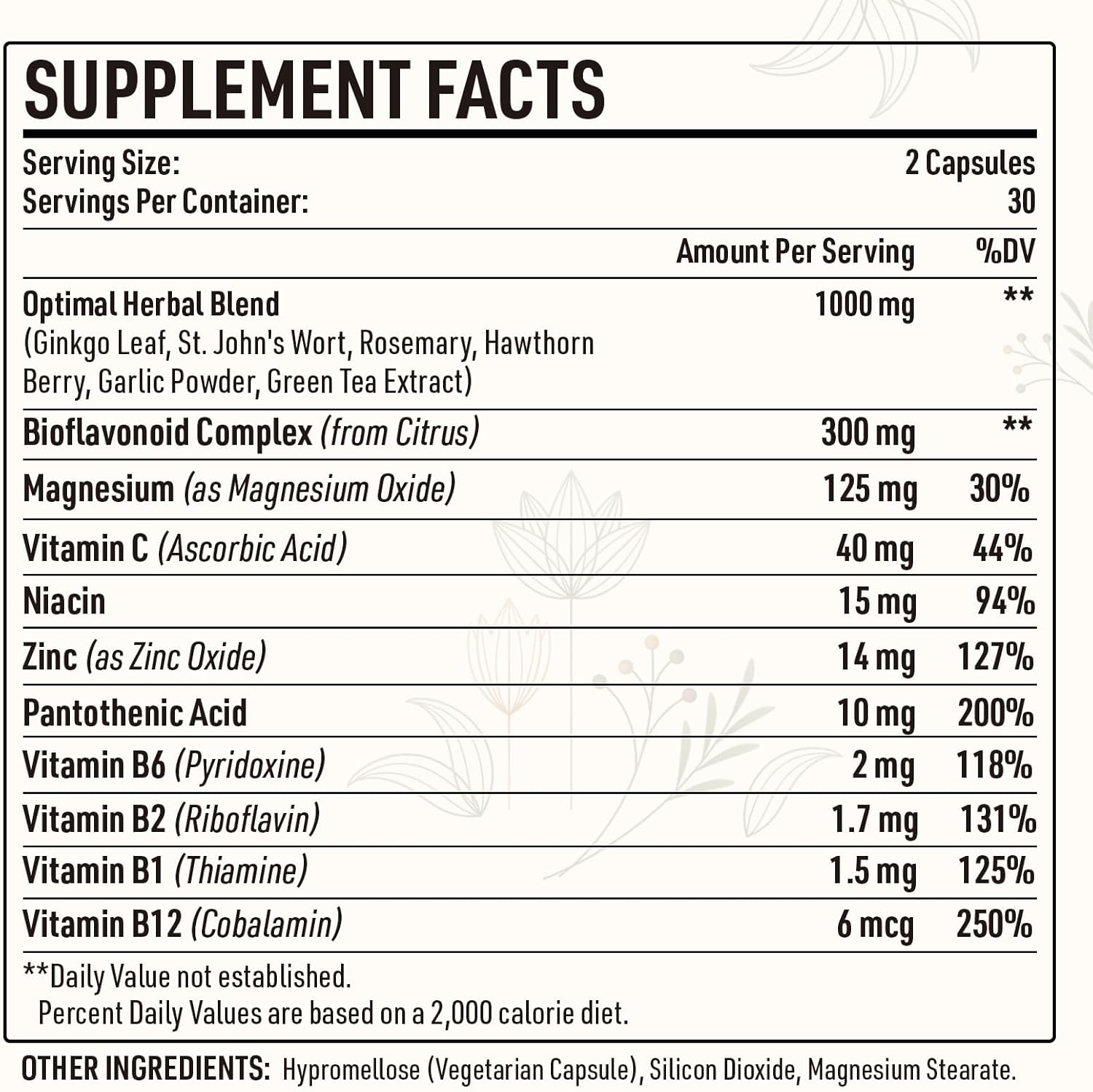 1500MG Kanacoufce Tinnitus Supplement for Ringing Ears - 120 Capsules