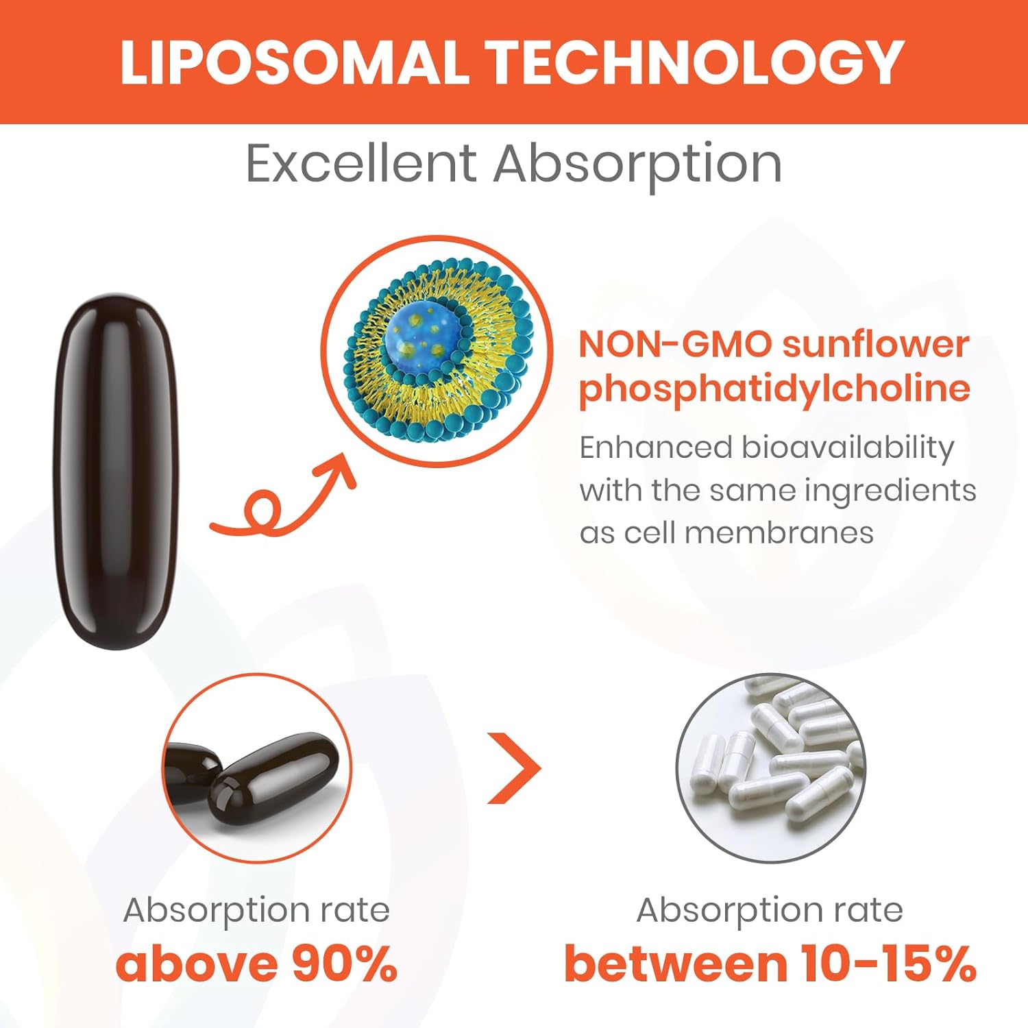 1500mg Liposomal Fisetin Supplements - High Absorption, 98% Pure, Polyphenol Antioxidant for Healthy Aging - 60 Softgels