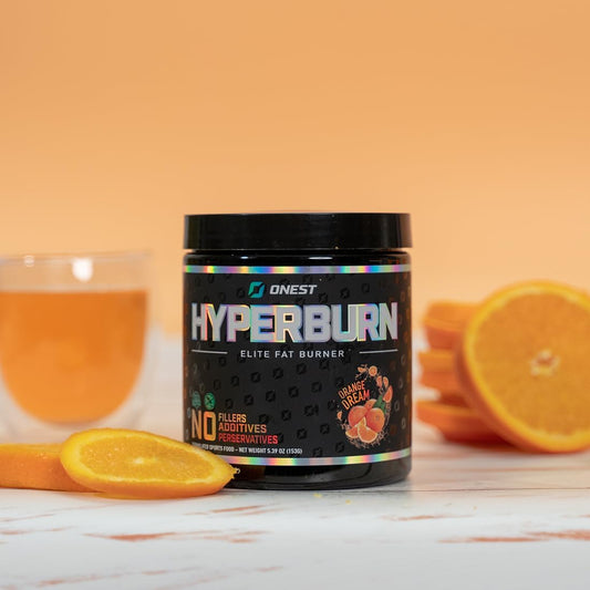 153g ONEST Hyperburn Healthy Weight Support Powder - Boost Energy & Performance, Metabolism Booster for Men and Women