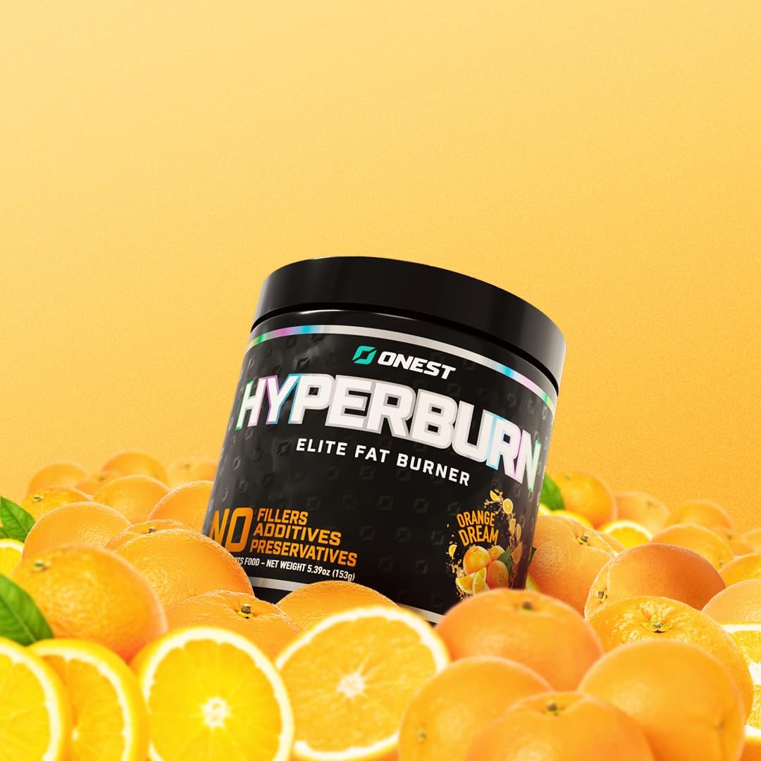 153g ONEST Hyperburn Healthy Weight Support Powder - Boost Energy & Performance, Metabolism Booster for Men and Women