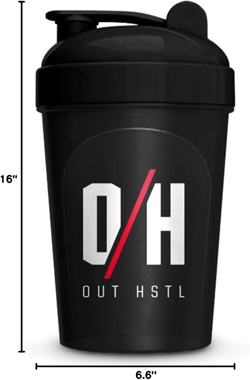 16 oz. BPA-Free outHSTL Shaker Bottle with Lid Mixing Technology