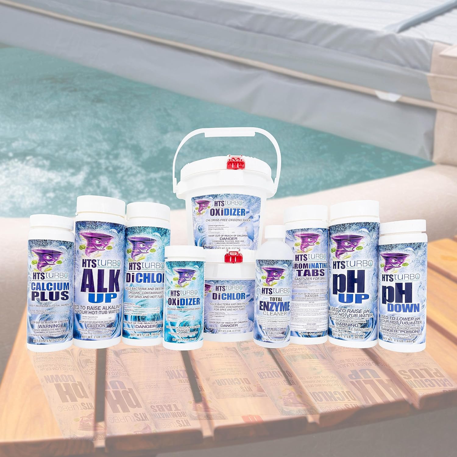 16 oz. HTS Turbo Total Enzyme for Hot Tubs and Spas - Powerful Enzymatic Cleaner