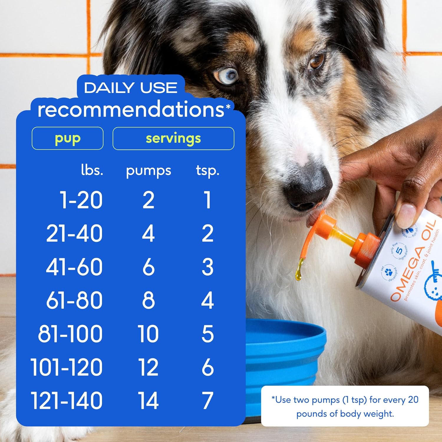 16 oz Native Pet Omega 3 Fish Oil for Dogs with EPA DHA - Easy-Serve Liquid Pump - Supports Skin & Mobility - Pollock & Salmon Omega 3 Supplements