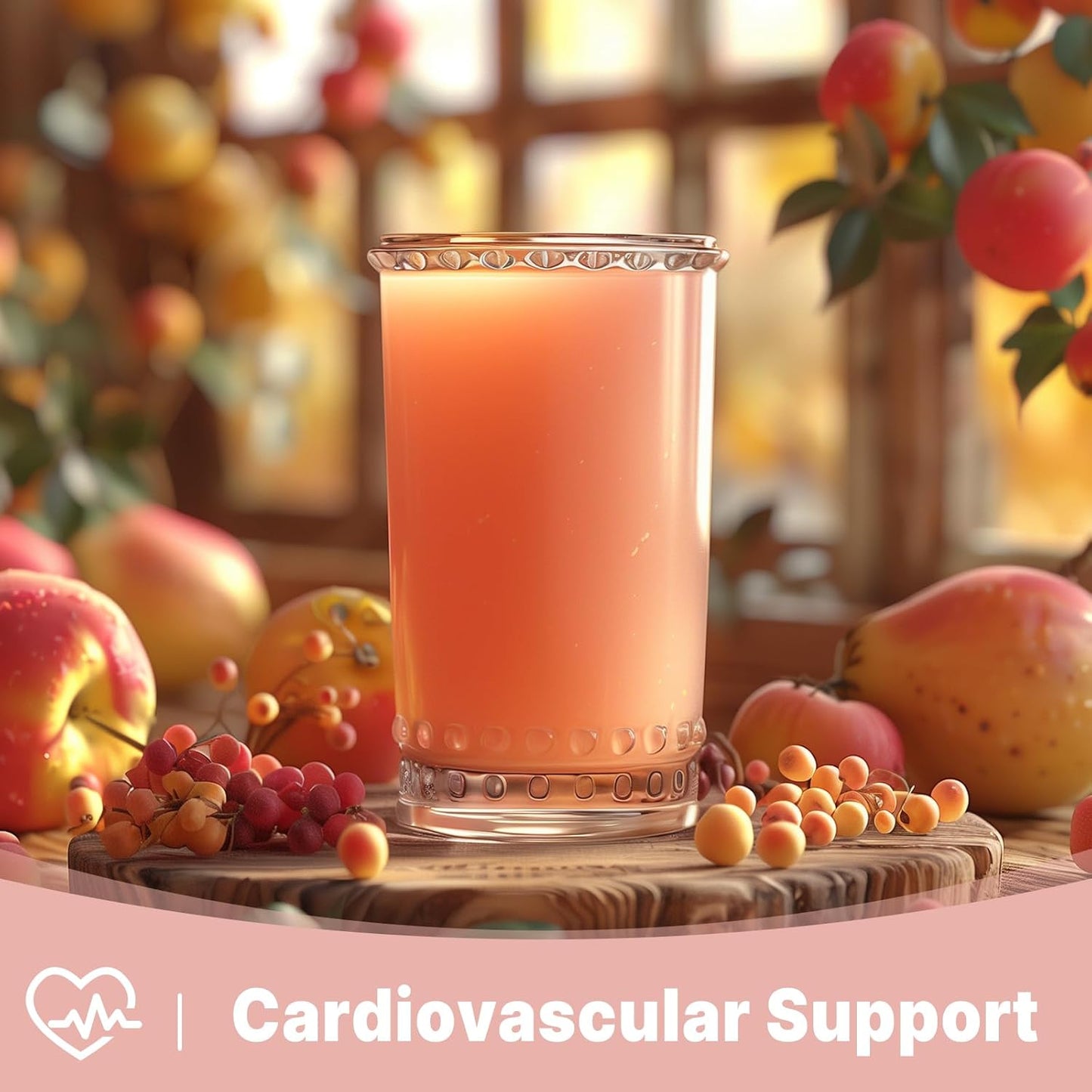 16 oz UNLEASH'D ORGANIC Hawthorn Juice Powder - Cardiovascular Support & Nutrient Absorption Boost