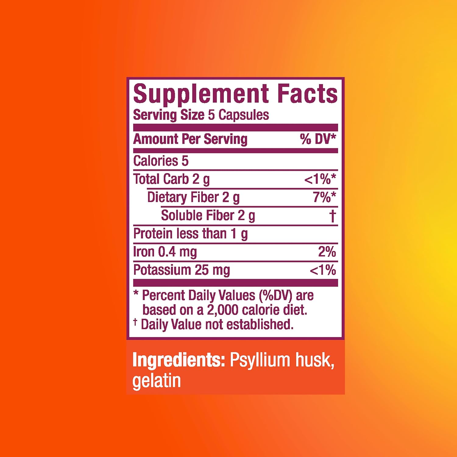 160 Capsules of Metamucil Fiber Supplement for Daily Use