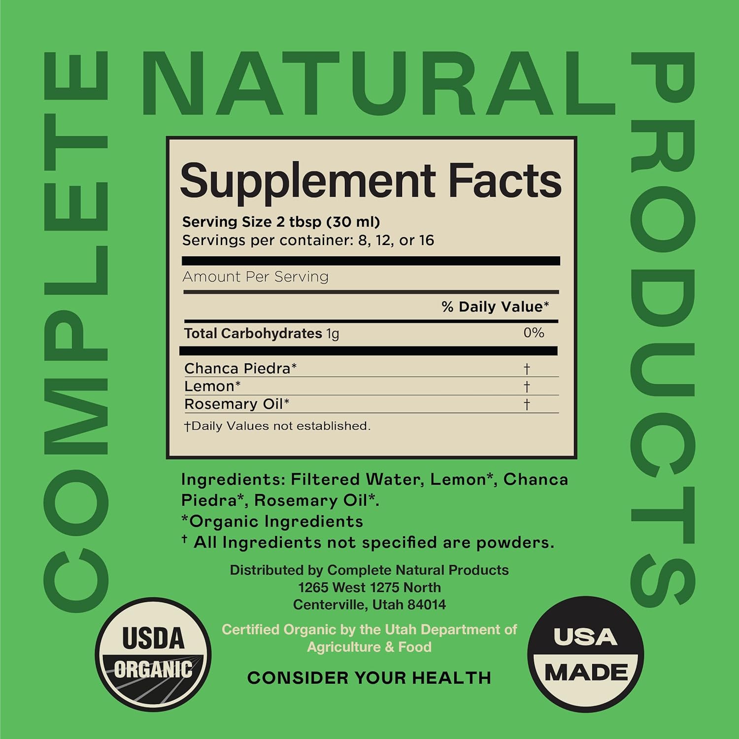 16oz Chanca Piedra Concentrate & Gallbladder Complete Bundle - Natural Products