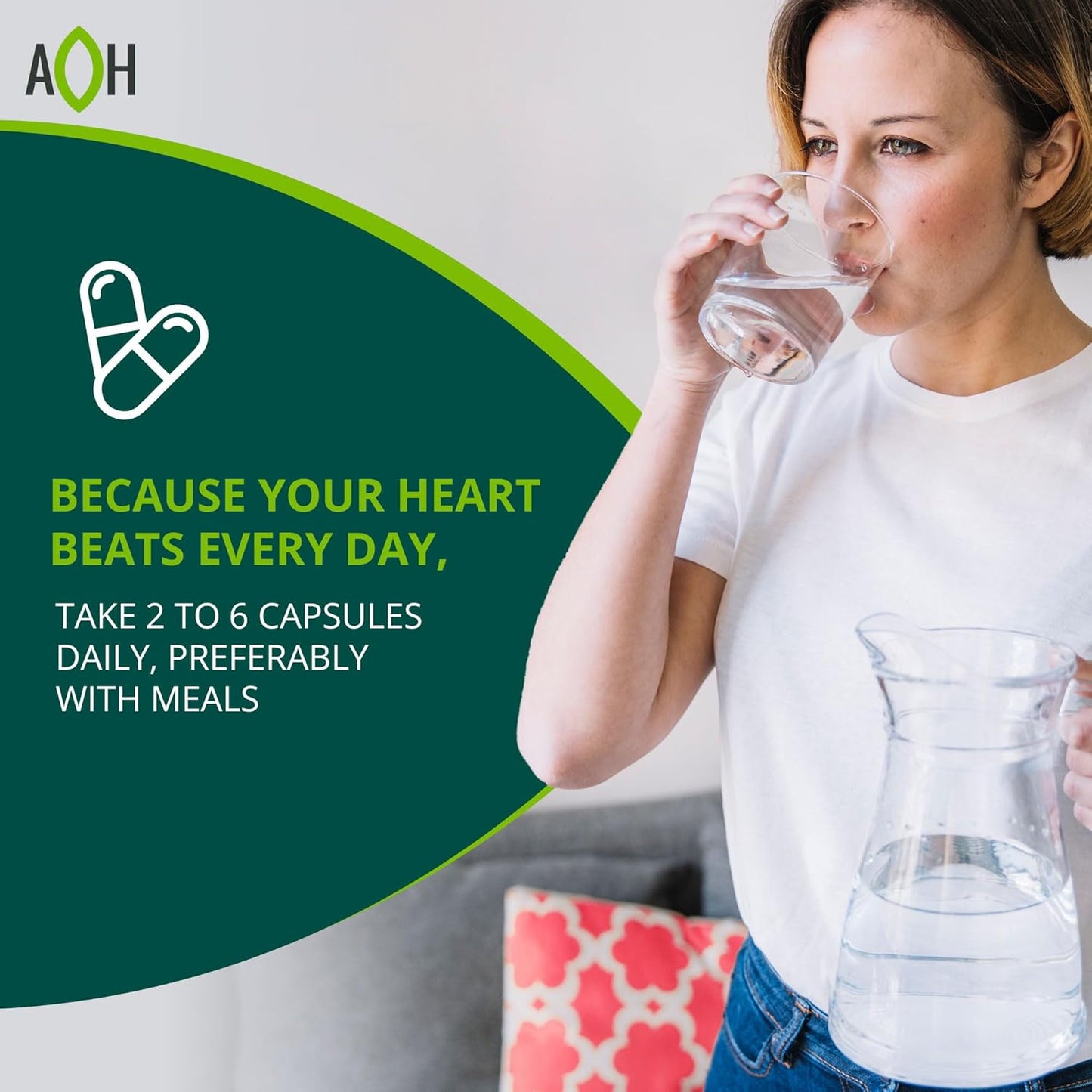 180 Capsules Blood Pressure Support Supplement with Astragalus, Ginkgo Biloba, Rhodiola Rosea, Reishi Mushroom - Cardiovascular & Heart Health Booster