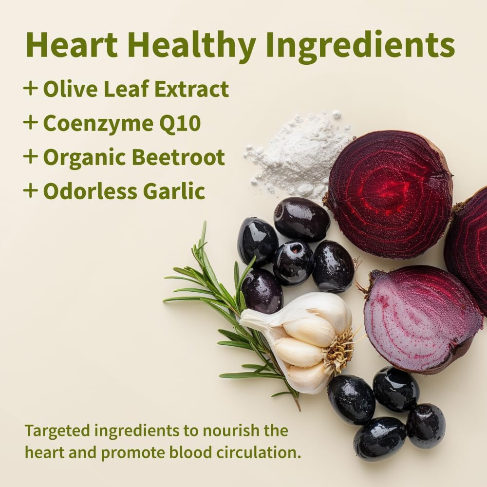 180 Capsules Snap Supplements Heart Health and Blood Circulation Support Formula